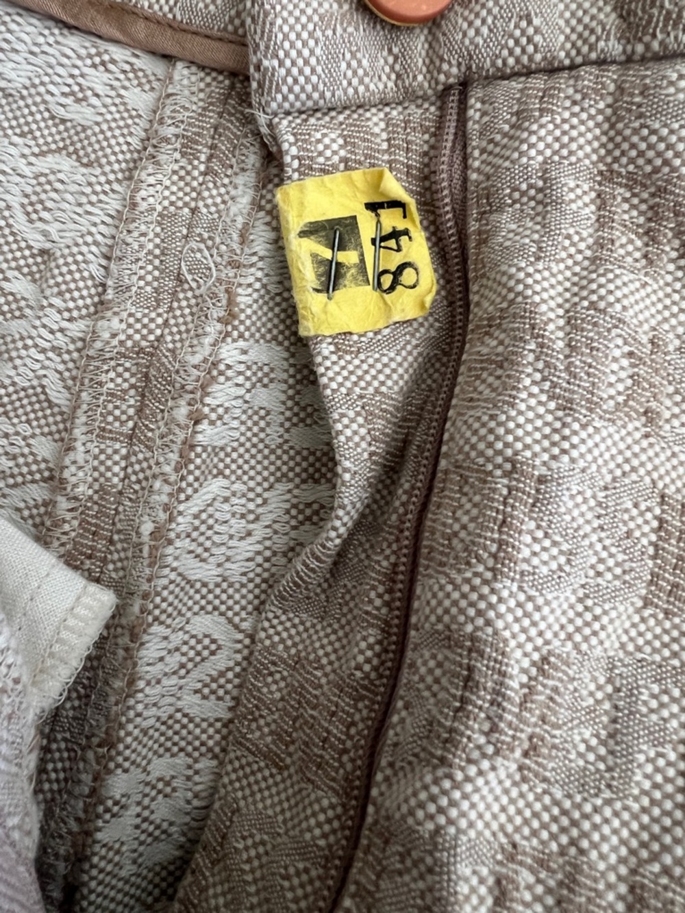 THIS IS FOR @DYMDYM72 Fendi Beige Logo Jacquard Pants - Picture 12 of 12
